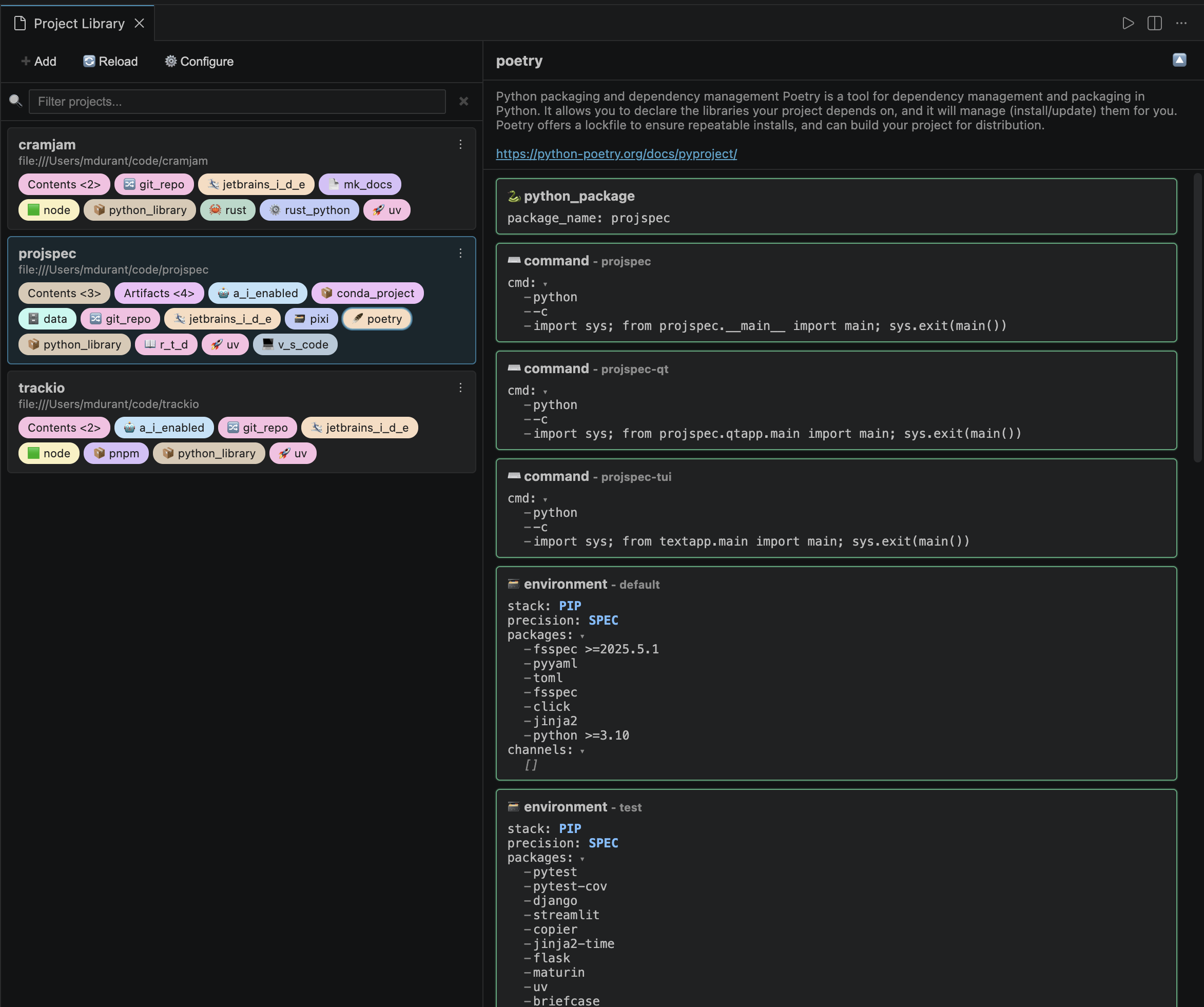 The VSCode UI snapshot